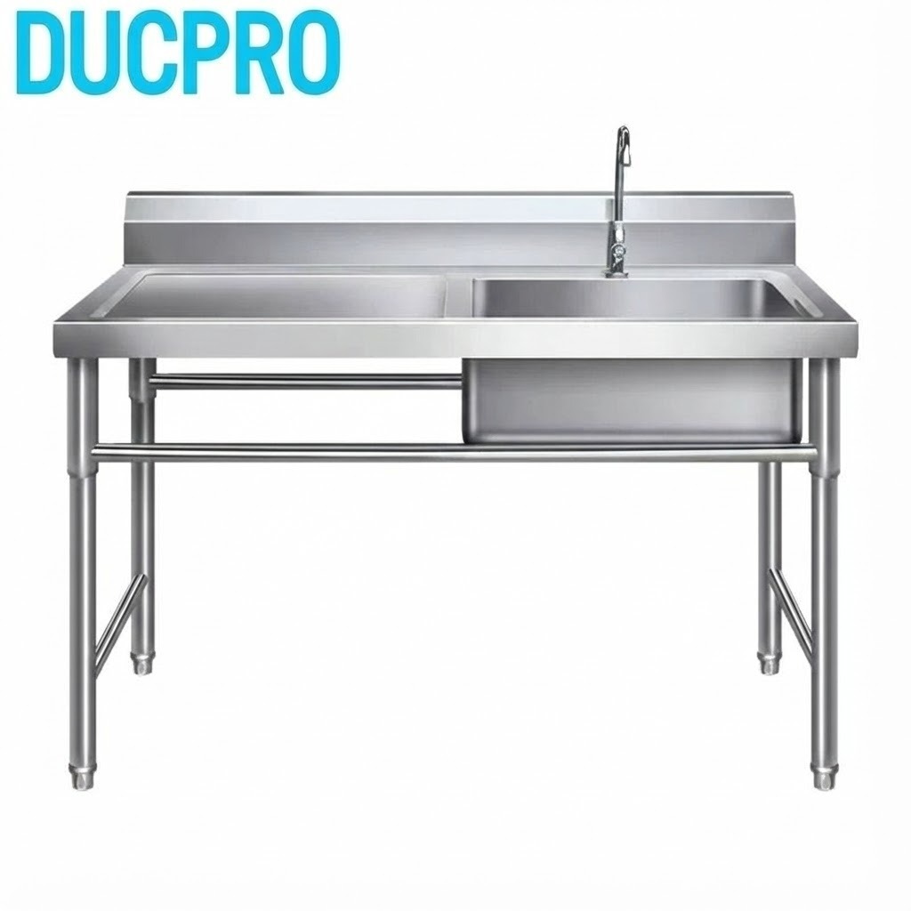 Stainless Steel Sink / Basin Cuci Stainless Steel 100cm 120cm