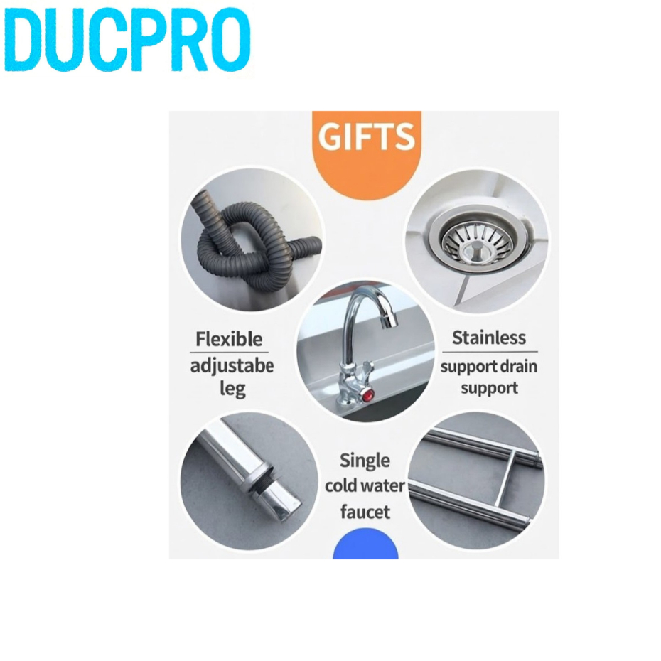 Stainless Steel Sink / Basin Cuci Stainless Steel 100cm 120cm - Image 5